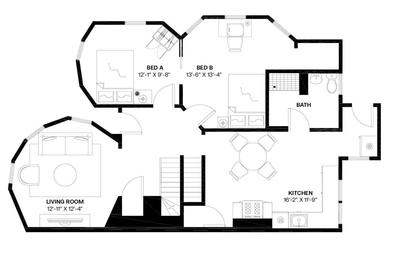 #1301: Brighton - Full Bedroom C - 17
