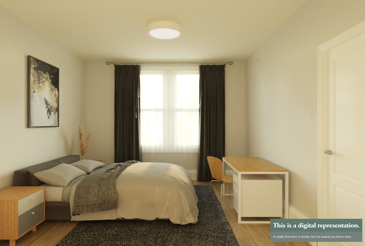 #1403: Brighton - Queen Bedroom B - 1