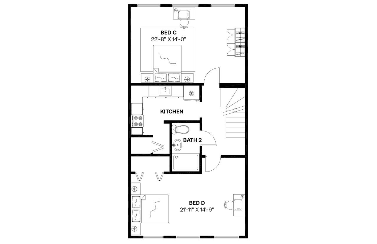  #526: Southwest Waterfront - Queen Bedroom 1A  -  #526: Southwest Waterfront  - Gallery -  19