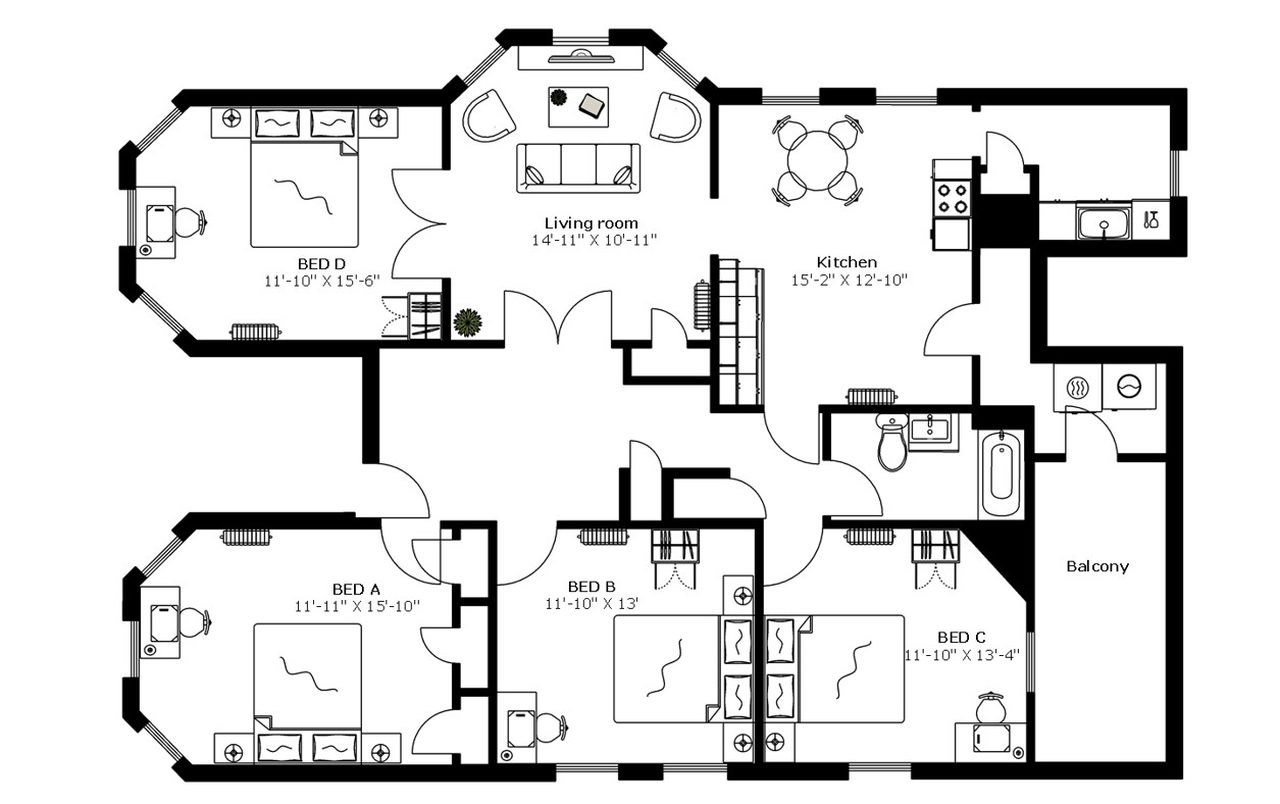 #1733: Dorchester Center - Queen Bedroom B - 10
