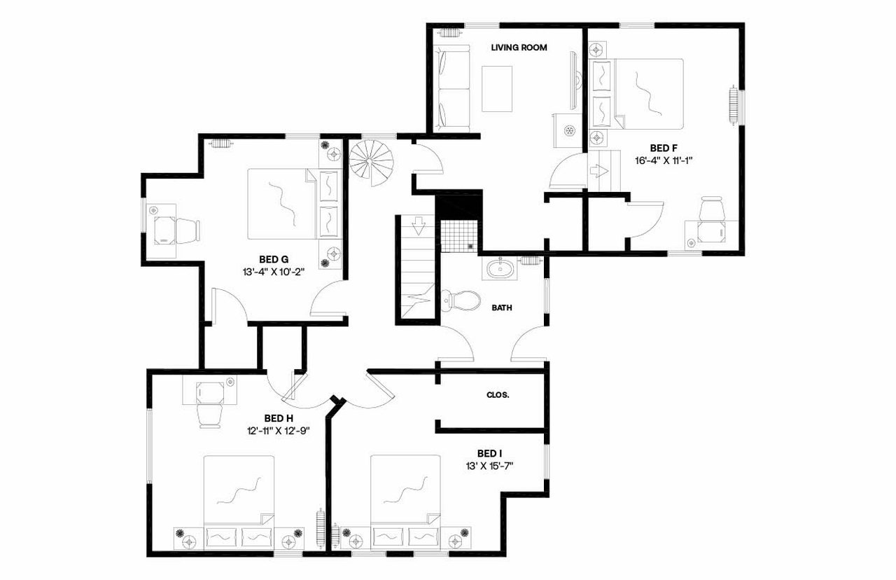 #1341: Brighton - Queen Bedroom G - #1341: Brighton - Gallery - 18