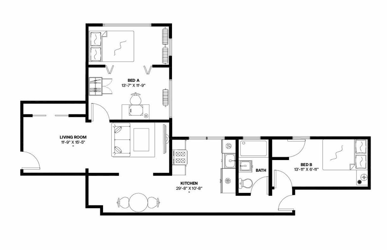 #916: Brighton - Full Bedroom B - 2
