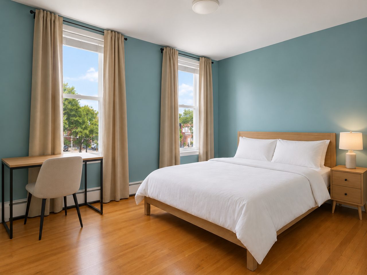 #1322: Central Square - Queen Bedroom B - 1