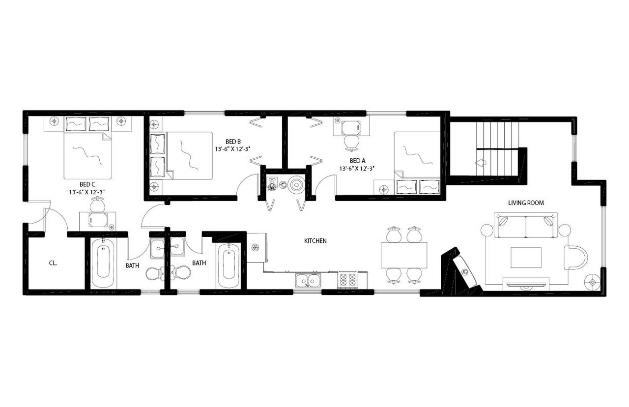  #1675: Humboldt Park - Queen Bedroom B  -  #1675: Humboldt Park  - Gallery -  3