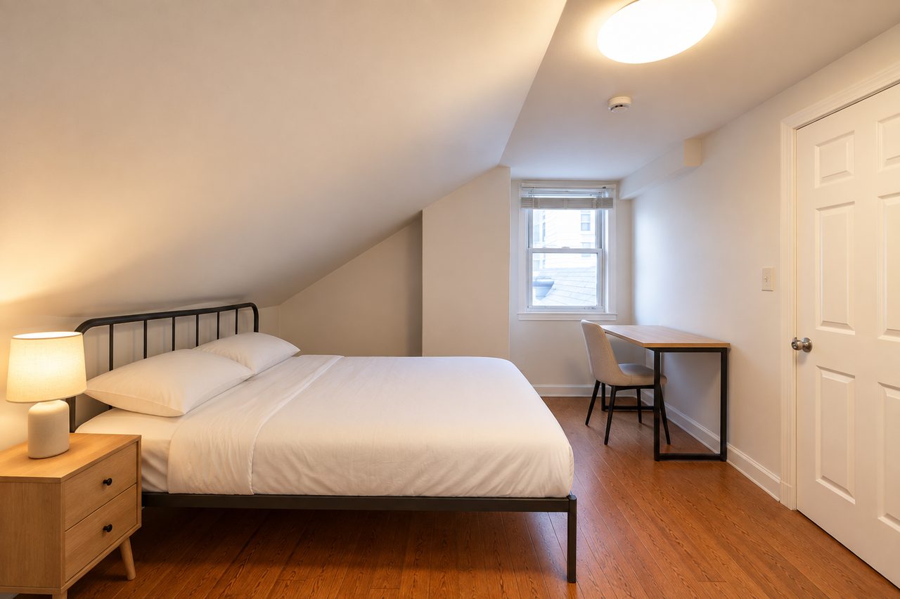 #1786: East Cambridge - Queen Bedroom D - 10
