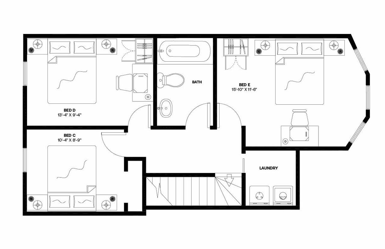 #1375: Mission Hill - Queen Bedroom E - 3