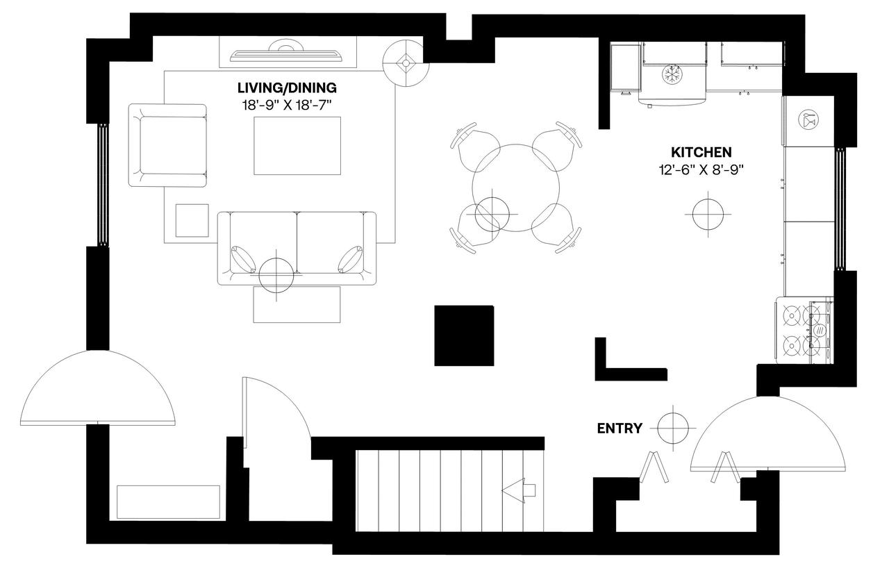  #416: Logan Circle - Full Bedroom 2B  -  #416: Logan Circle  - Gallery -  18