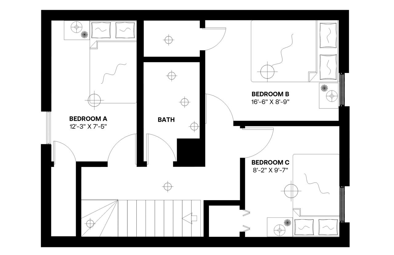  #416: Logan Circle - Twin Bedroom BE  -  #416: Logan Circle  - Gallery -  23