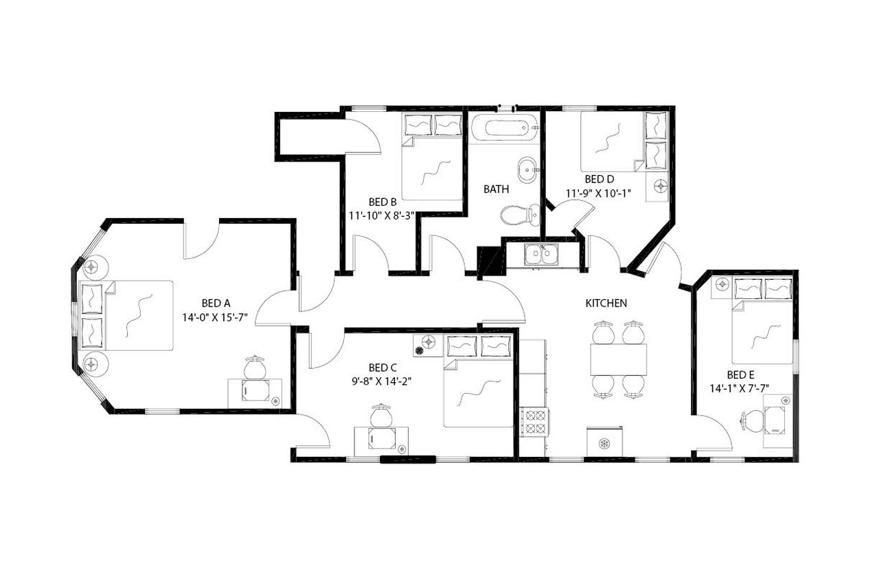  #1703: Somerville - Full Bedroom C  -  #1703: Somerville  - Gallery -  10