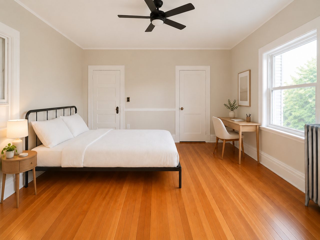 #1801: Brookline - Queen Bedroom E - 2