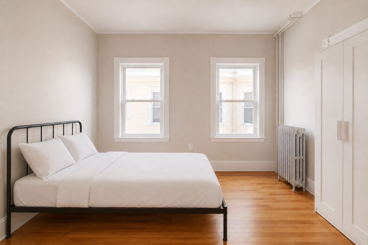 #1801: Brookline - Queen Bedroom D - 5