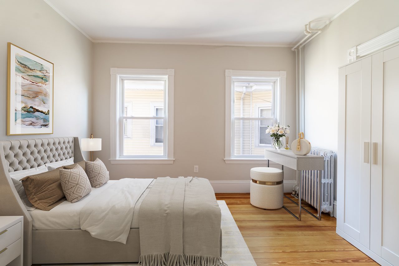 #1801: Brookline - Queen Bedroom D - 2