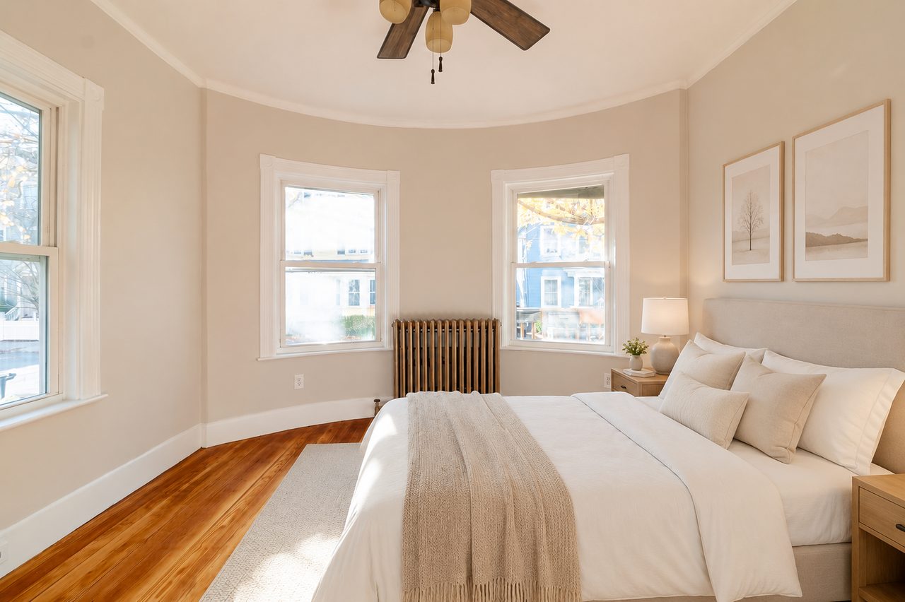 #1799: Brookline - Queen Bedroom A - 6