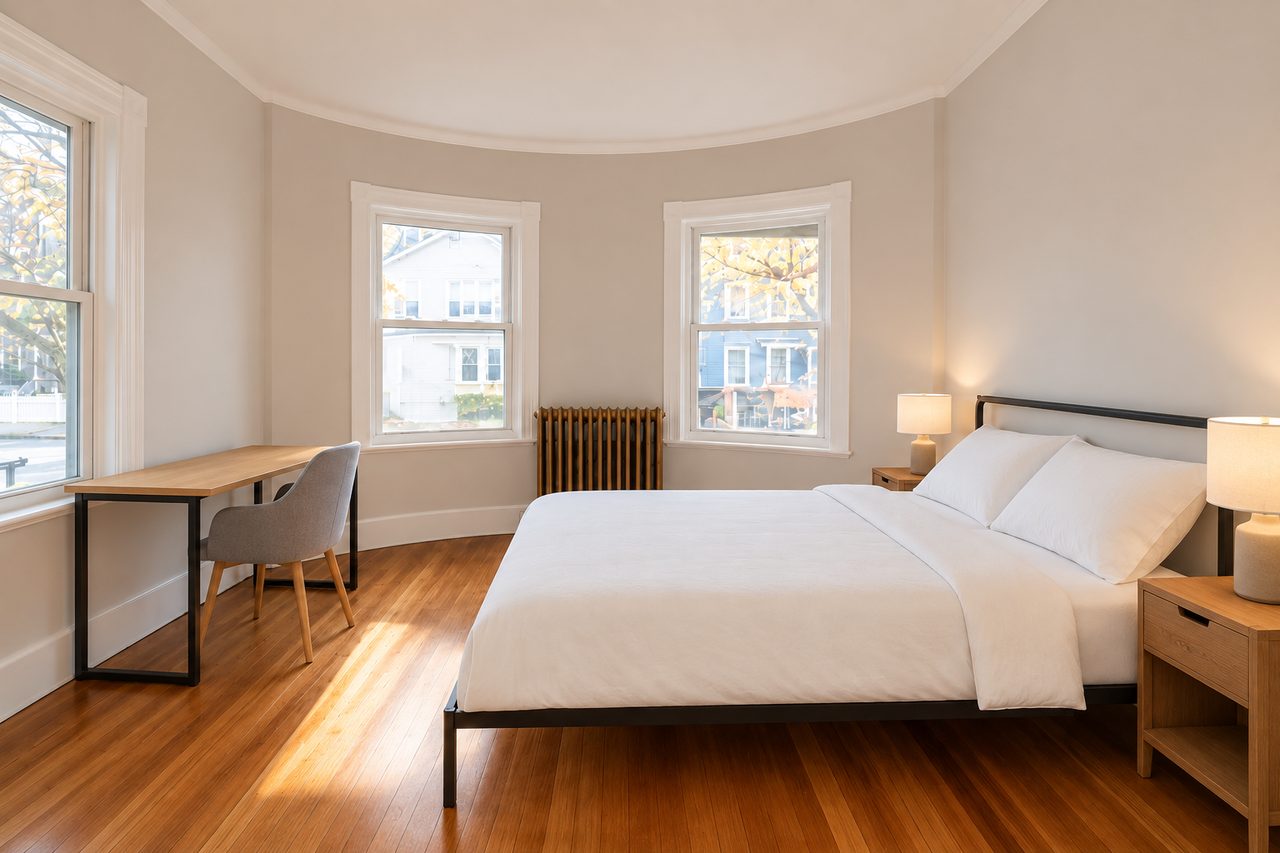 #1799: Brookline - Queen Bedroom A - 6