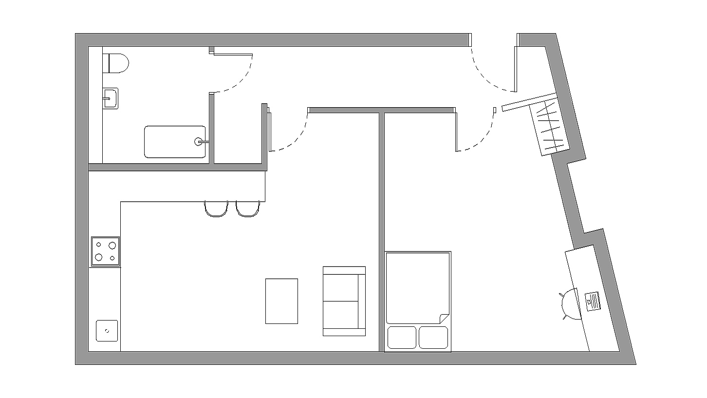  Gold 1 Bed Apartment  -  Calcott Ten  - Gallery -  1