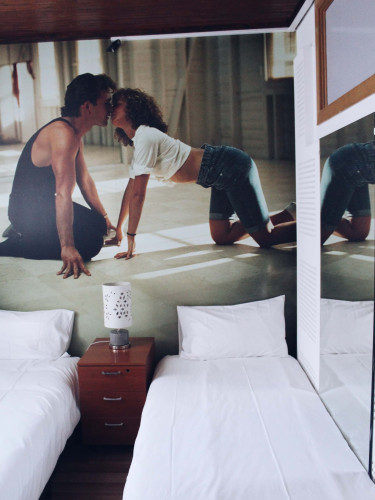 Bedroom with 2 beds in Lagos