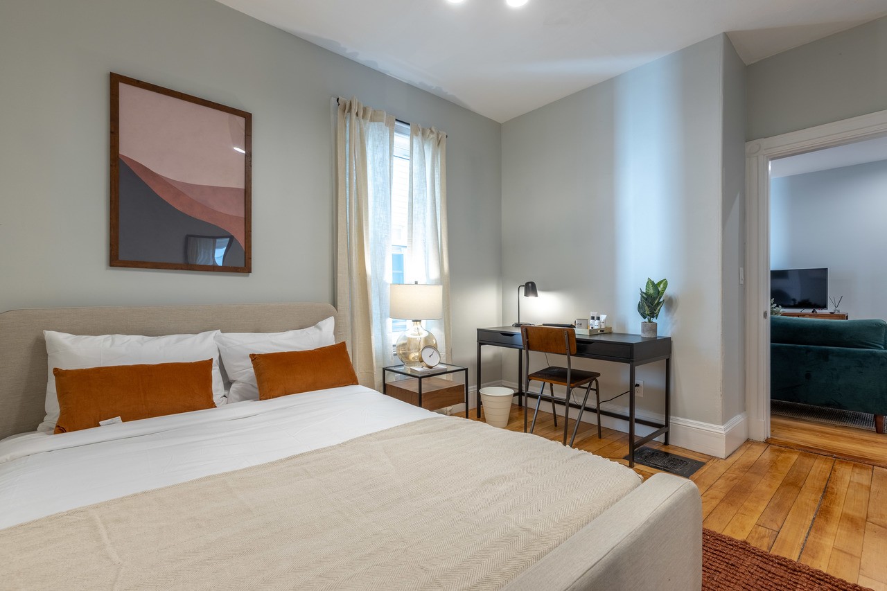 #329: Savin Hill - Queen Bedroom A - 1