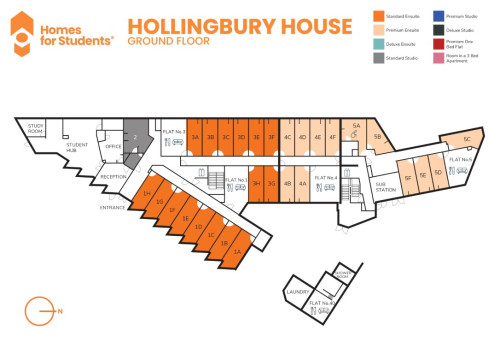 Hollingbury House - Floorplans