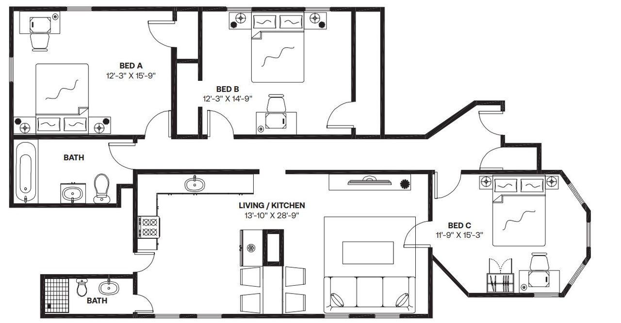 #951: Central Square (Cambridge) - Queen Bedroom B - #951: Central Square (Cambridge) - Gallery - 22
