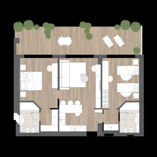 Trilocale Via Serassi 26 - Gallery - 5