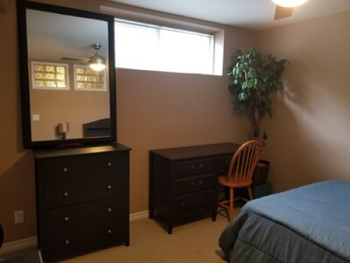 Comfy room with private bathroom