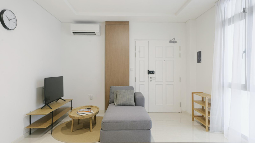 Welcoming double ensuite bedroom near the Aperia Mall