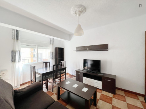 Snug single bedroom with a balcony, in Los Cármenes  - Gallery -  5