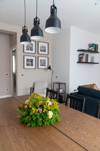 Excellent 1-bedroom flat with a terrace, in Gianicolense