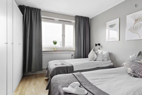 Lovely 1-bedroom flat in Margretelund