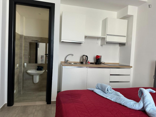 Inviting studio near the Gardens of Piazza Garibaldi