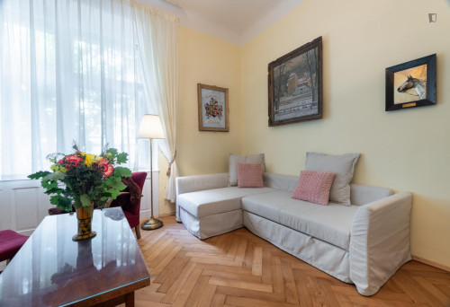 Wonderful 1-bedroom flat in Vinohrady