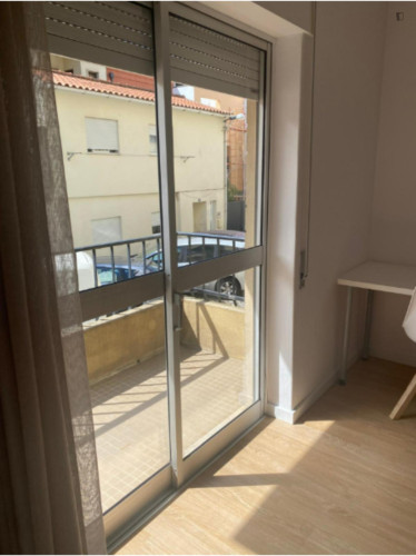 Bright Double Bedroom with a Balcony close to ESECS Polytechnic