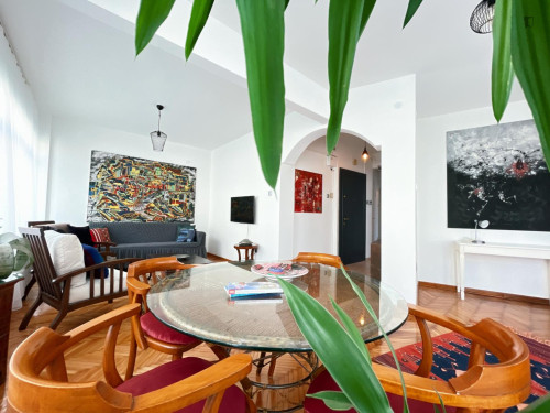 Sunny 2-bedroom apartment in Cihangir