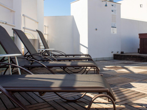 Bright studio apartment with balcony and shared rooftop in central Malaga  - Gallery -  5