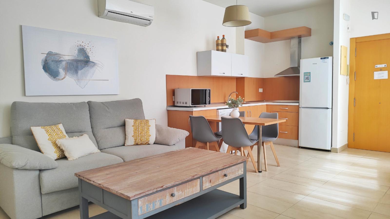 Bright Studio Apartment In Central Malaga With Shared Rooftop - 1