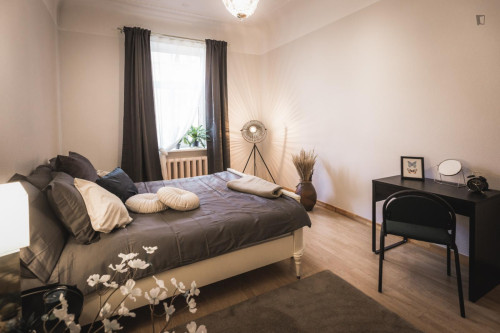 Neat and cosy double bedroom in the centre of Riga