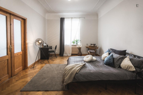 Interesting double bedroom in Centrs - Gallery - 7