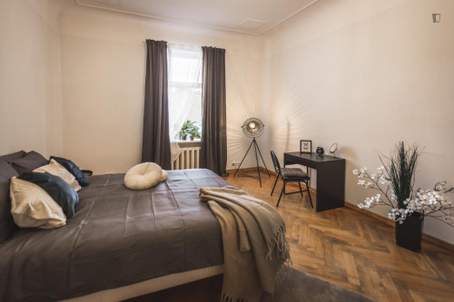 Spacious double bedroom in Centrs - Gallery - 7