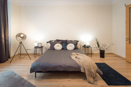 Bright double bedroom in Central District