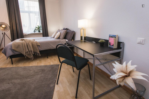 Appealing double bedroom in the centre of Riga 
