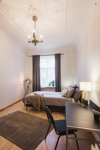 Appealing double bedroom in the centre of Riga 