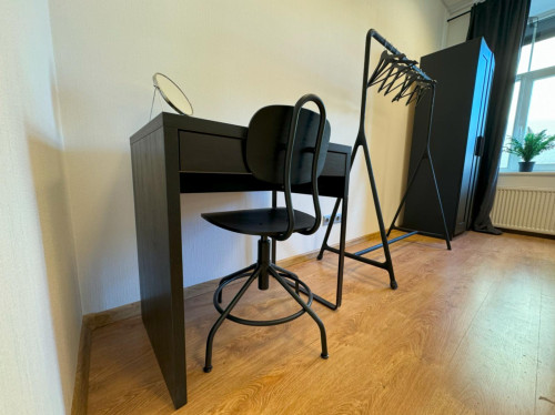 Nice double bedroom in shared flat in Maskavas Forštate