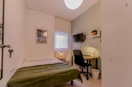 Appealing single bedroom in a property with balcony