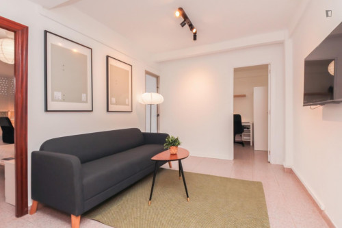 Appealing single bedroom in a property with balcony