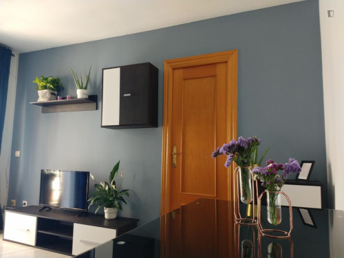 Homely single bedroom near Parc del Tossal