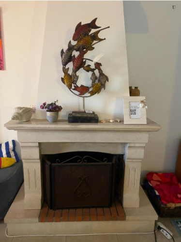 Cozy Double Bedroom with a private bathroom close to Vagueira Beach