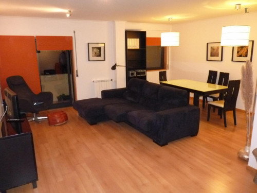 Modern one-bedroom flat with stunning views of the ria and university