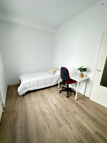 Neat and cosy single bedroom in Albacete