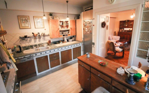 Bedroom with sofa bed in Central Kazimierz