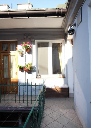 Bedroom with sofa bed in Central Kazimierz